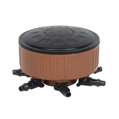 6-Outlet Drip Irrigation Manifold